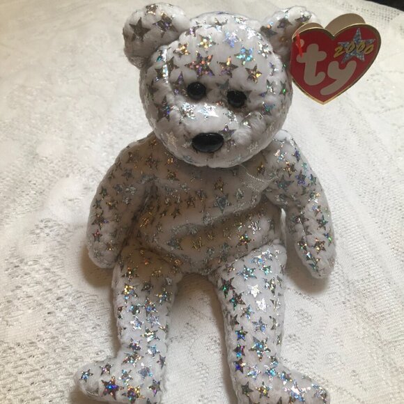 TY Beanie BabiesTHE BEGINNING 2000 Retired Rare Vintage EUC - Picture 1 of 6